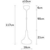 Opviq Luster Berceste-N-1366, 117cm, 16 cm, E27 | Eponuda.ba