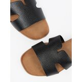 Shelvt Black women's eco leather flip-flops | shoptok.hr