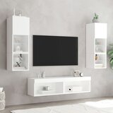 TV ormarići s LED svjetlima 2 kom bijeli 60x30x30 cm | shoptok.hr