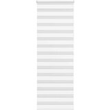 vidaXL Zebra senčilo bela 80x200 cm tkanina širina 75,9cm poliester | Shoptok.si