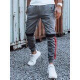 DStreet Spodnie męskie dresowe ze ściągaczem antracytowe | Shoptok.si
