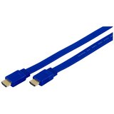  HDMI kabel, plosnati, 1.5 met, ver. 2.0, 3D, Ethernet - HDMI-FLT/1,5 | shoptok.hr