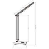  LED RGBW prigušiva dodirna stona lampa NEPTUN LED/7W/230V bela | Eponuda.com