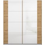 Rauch Möbel omara z drsnimi vrati, bela, hrast artisan | Shoptok.si