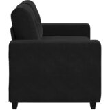  Dvosjed Crni 160x77x82 cm Baršun | shoptok.hr
