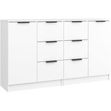 Maison Chic Komoda - Predalnik 2 kosa bela 60x30x70 cm konstruiran les, (21718865) | Shoptok.si