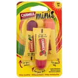 Carmex Minis Set balzam za ustnice Cherry 5 g + balzam za ustnice Strawberry 5 g + balzam za ustnice Pineapple 5 g