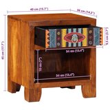 vidaXL Nočna omarica 2 kosa 40x35x45 cm masivni les akacija | Shoptok.si