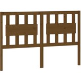Maison Chic posteljno vzglavje - vzglavna omarica - nočna omarica medeno rjavo 145,5x4x100 cm trdna borovina, (21707139) | Shoptok.si