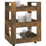  Kuhinjska kolica boja hrasta 60 x 45 x 80 cm konstruirano drvo | shoptok.hr