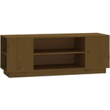 Maison Chic TV omarica - TV stojalo - Televizijska omarica medeno rjava 110x35x40,5 cm trdna borovina, (21700002) Cene