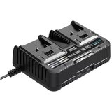  Sas+all PRO 220V dvojni polnilnik za akumulatorje 130W 18V SAS+ALL USB Cene