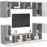  Set TV komoda Zidne 5 pcs Siva Sonoma Konstruirano drvo | shoptok.hr