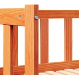  Krevet za povlačenje za dan Vosak smeđa 203.5 x 164 x 66 cm | shoptok.hr