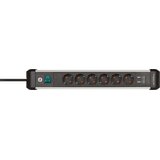  Breenstuhl 1391030610 power extension 3 m 6 AC outlet(s) Indoor Black, Silver | shoptok.hr