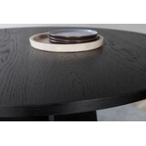 Venture Home Bootcut okrugli blagovaonski stol ⌀110 cm, crni | shoptok.hr