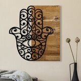 Wallity Zidna dekoracija Hamse, 46x3x58 cm, Crna | ePonuda.com