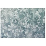  Slika - Ornaments in Worn Muted Turquoises: Delicate Plant Pattern 30x20 Na talijanskom platnu | shoptok.hr