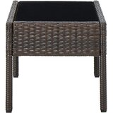  Vrtni stol smeđi 75 x 40 x 37 cm od poliratana | Eponuda.com