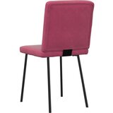  Jedilni stoli 4 kosi vinsko rdeč žamet, (21832375) | Shoptok.si
