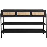 Dutchbone Črna stranska mizica 38x120 cm Yasu – | Shoptok.si