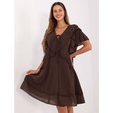 Italy Moda Dress-MI-SK-102128.61-dark brown | shoptok.hr