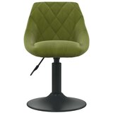 vidaXL Jedilni stol svetlo zelen žamet | Shoptok.si
