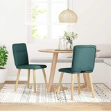  Blagovaonske stolice od tkanine 2 kom tamnozelene | shoptok.hr
