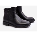WD1 men's Low Boots with Zipper Black Brosta | ePonuda.com
