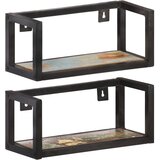 Maison Chic 2 kosi Stenske Police - Viseče police 40 cm trden predelan les, (21793464) | Shoptok.si