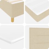 Box madrac s oprugama krem 90x200 cm | shoptok.hr