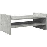  Stalak za monitor siva boja betona 50x27x20cm konstruirano drvo | shoptok.hr