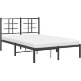  Metalni okvir za krevet s uzglavljem crni 120x190 cm | shoptok.hr