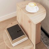  Kava Stol Prirodna 50 x 40 x 50 cm Masivna borovina | shoptok.hr