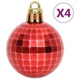  Set božićnih kuglica od 64 komada crvene i bijele | shoptok.hr