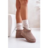 Boto Fashionable Low Suede Snow Boots Khaki Nucca | ePonuda.com