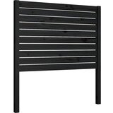 Maison Chic posteljno vzglavje - vzglavna omarica - nočna omarica črno 96x4x100 cm trdna borovina, (21706083) Cene