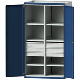 ANKE Omara za težka bremena s predelno steno, 6 predalov po 120 mm, VxŠxG 1950 x 1084 x 690 mm | Shoptok.si