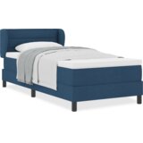 Box Spring Krevet s Madracem Plava 90x190 cm Tkanina | shoptok.hr