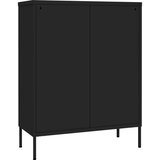 vidaXL Ladičar crni 80 x 35 x 101,5 cm čelični | shoptok.hr