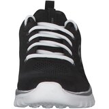 Skechers Niske tenisice 'Graceful Get Connected' crna / bijela | shoptok.hr