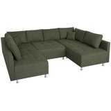P & B SEDEŽNA GARNITURA, tkanina olivno zelena | Shoptok.si
