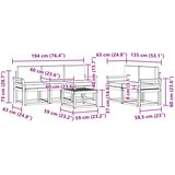  Set vanjskih sofa 6 kom. | shoptok.hr