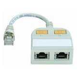 Telegärtner RJ45 omrežje Y-adapter CAT 5e [2x RJ45 vtič - 1x] 0\,15 m Bela J00029A0009, (20410580) | Shoptok.si