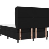 Box Spring Krevet s Madracem - Crna 140x200 cm Tkanina | shoptok.hr
