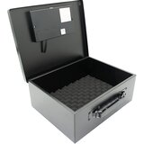  SASKA GARDEN 1068756 elektronska blagajna z digitalnim ključem – PIN koda in ključ, jeklo, 32,4 × 25,5 × 12,7 cm | Shoptok.si