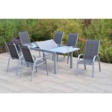 Gardenson Vrtni Set Amalfi, 7-Delno, Aluminij | Shoptok.si