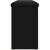 vidaXL Klop za čevlje črna 102x32x50 cm inženirski les | Shoptok.si