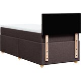  Krevet s oprugama i madracem tamnosmeđi 80x200 cm od tkanine | shoptok.hr