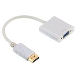 Gembird A-DPM-VGAF-02-W DisplayPort to VGA adapter cable, WHITE adapter Cene